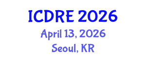International Conference on Desalination and Renewable Energy (ICDRE) April 13, 2026 - Seoul, Republic of Korea