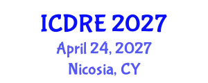 International Conference on Desalination and Renewable Energy (ICDRE) April 24, 2027 - Nicosia, Cyprus