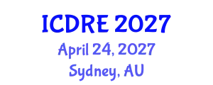 International Conference on Desalination and Renewable Energy (ICDRE) April 24, 2027 - Sydney, Australia
