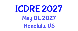 International Conference on Desalination and Renewable Energy (ICDRE) May 01, 2027 - Honolulu, United States