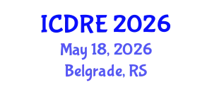 International Conference on Desalination and Renewable Energy (ICDRE) May 18, 2026 - Belgrade, Serbia