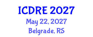 International Conference on Desalination and Renewable Energy (ICDRE) May 22, 2027 - Belgrade, Serbia