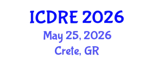 International Conference on Desalination and Renewable Energy (ICDRE) May 25, 2026 - Crete, Greece