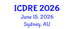 International Conference on Desalination and Renewable Energy (ICDRE) June 15, 2026 - Sydney, Australia