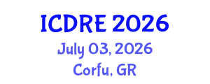 International Conference on Desalination and Renewable Energy (ICDRE) July 03, 2026 - Corfu, Greece