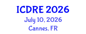 International Conference on Desalination and Renewable Energy (ICDRE) July 10, 2026 - Cannes, France