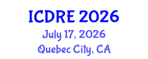 International Conference on Desalination and Renewable Energy (ICDRE) July 17, 2026 - Quebec City, Canada