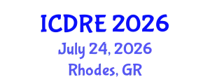 International Conference on Desalination and Renewable Energy (ICDRE) July 24, 2026 - Rhodes, Greece