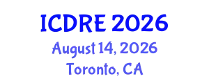 International Conference on Desalination and Renewable Energy (ICDRE) August 14, 2026 - Toronto, Canada