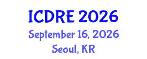International Conference on Desalination and Renewable Energy (ICDRE) September 16, 2026 - Seoul, Republic of Korea