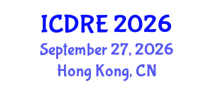 International Conference on Desalination and Renewable Energy (ICDRE) September 27, 2026 - Hong Kong, China