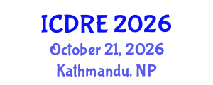 International Conference on Desalination and Renewable Energy (ICDRE) October 21, 2026 - Kathmandu, Nepal