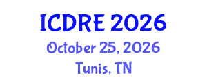International Conference on Desalination and Renewable Energy (ICDRE) October 25, 2026 - Tunis, Tunisia