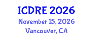 International Conference on Desalination and Renewable Energy (ICDRE) November 15, 2026 - Vancouver, Canada
