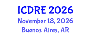 International Conference on Desalination and Renewable Energy (ICDRE) November 18, 2026 - Buenos Aires, Argentina