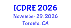 International Conference on Desalination and Renewable Energy (ICDRE) November 29, 2026 - Toronto, Canada