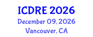 International Conference on Desalination and Renewable Energy (ICDRE) December 09, 2026 - Vancouver, Canada
