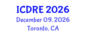 International Conference on Desalination and Renewable Energy (ICDRE) December 09, 2026 - Toronto, Canada