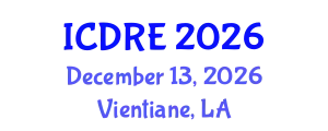 International Conference on Desalination and Renewable Energy (ICDRE) December 13, 2026 - Vientiane, Laos