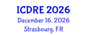 International Conference on Desalination and Renewable Energy (ICDRE) December 16, 2026 - Strasbourg, France