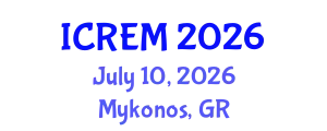International Conference on Railway Engineering and Management (ICREM) July 10, 2026 - Mykonos, Greece