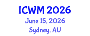 International Conference on Waste Management (ICWM) June 15, 2026 - Sydney, Australia