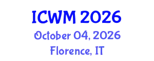 International Conference on Waste Management (ICWM) October 04, 2026 - Florence, Italy