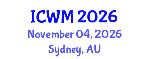 International Conference on Waste Management (ICWM) November 04, 2026 - Sydney, Australia
