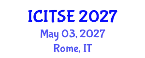 International Conference on Information Technology and Software Engineering (ICITSE) May 03, 2027 - Rome, Italy