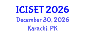 International Conference on Information Science, Engineering and Technology (ICISET) December 30, 2026 - Karachi, Pakistan