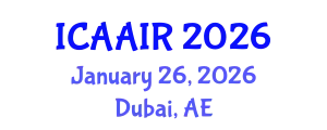 International Conference on Allergy, Asthma, Immunology and Rheumatology (ICAAIR) January 26, 2026 - Dubai, United Arab Emirates