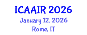 International Conference on Allergy, Asthma, Immunology and Rheumatology (ICAAIR) January 12, 2026 - Rome, Italy
