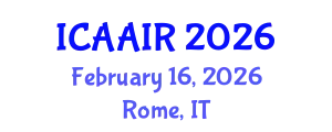 International Conference on Allergy, Asthma, Immunology and Rheumatology (ICAAIR) February 16, 2026 - Rome, Italy
