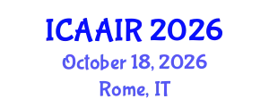International Conference on Allergy, Asthma, Immunology and Rheumatology (ICAAIR) October 18, 2026 - Rome, Italy