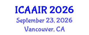 International Conference on Allergy, Asthma, Immunology and Rheumatology (ICAAIR) September 23, 2026 - Vancouver, Canada