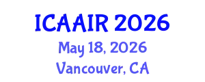 International Conference on Allergy, Asthma, Immunology and Rheumatology (ICAAIR) May 18, 2026 - Vancouver, Canada