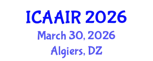 International Conference on Allergy, Asthma, Immunology and Rheumatology (ICAAIR) March 30, 2026 - Algiers, Algeria