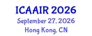 International Conference on Allergy, Asthma, Immunology and Rheumatology (ICAAIR) September 27, 2026 - Hong Kong, China