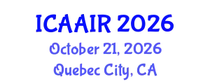 International Conference on Allergy, Asthma, Immunology and Rheumatology (ICAAIR) October 21, 2026 - Quebec City, Canada