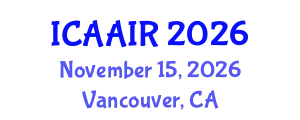International Conference on Allergy, Asthma, Immunology and Rheumatology (ICAAIR) November 15, 2026 - Vancouver, Canada