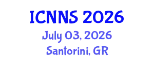 International Conference on Nutritional and Nutraceutical Sciences (ICNNS) July 03, 2026 - Santorini, Greece