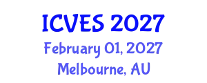 International Conference on Vehicular Electronics and Safety (ICVES) February 01, 2027 - Melbourne, Australia