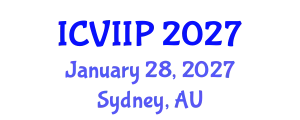 International Conference on Visualization, Imaging and Image Processing (ICVIIP) January 28, 2027 - Sydney, Australia