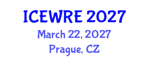 International Conference on Environmental and Water Resources Engineering (ICEWRE) March 22, 2027 - Prague, Czechia