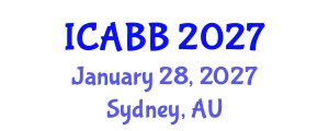 International Conference on Applied Biology and Biotechnology (ICABB) January 28, 2027 - Sydney, Australia