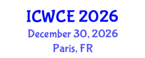 International Conference on Wireless Communications Engineering (ICWCE) December 30, 2026 - Paris, France