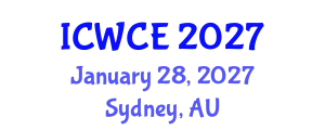International Conference on Wireless Communications Engineering (ICWCE) January 28, 2027 - Sydney, Australia