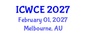 International Conference on Wireless Communications Engineering (ICWCE) February 01, 2027 - Melbourne, Australia