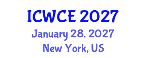 International Conference on Wireless Communications Engineering (ICWCE) January 28, 2027 - New York, United States