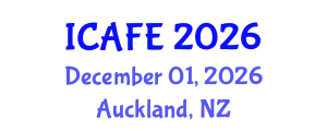International Conference on Agricultural and Forestry Engineering (ICAFE) December 01, 2026 - Auckland, New Zealand